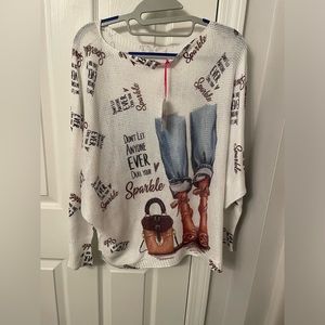 NWT BOUTIQUE BLOUSE SIZE ONE SIZE